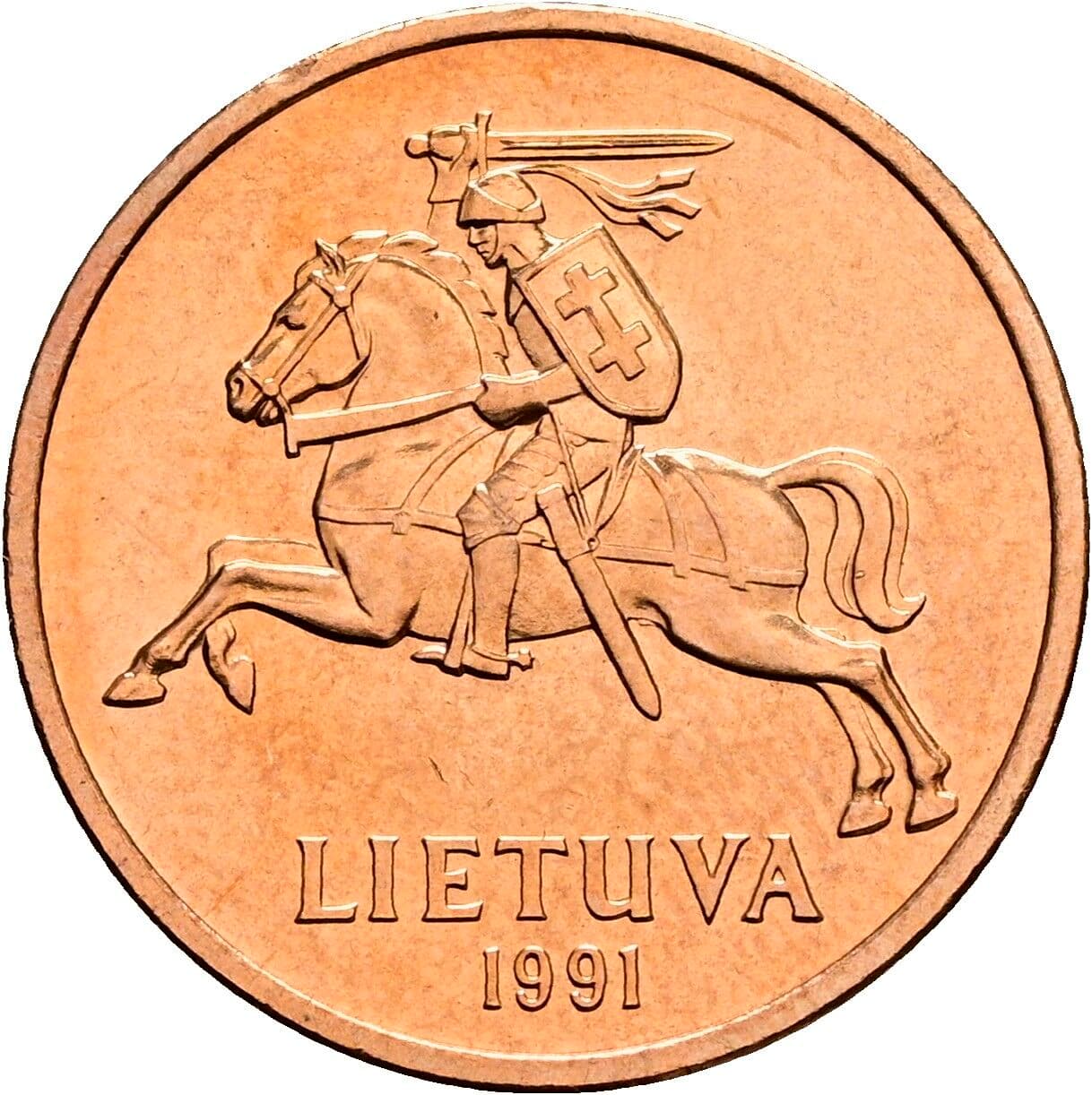 50 Centu 1991 – Rückseite
