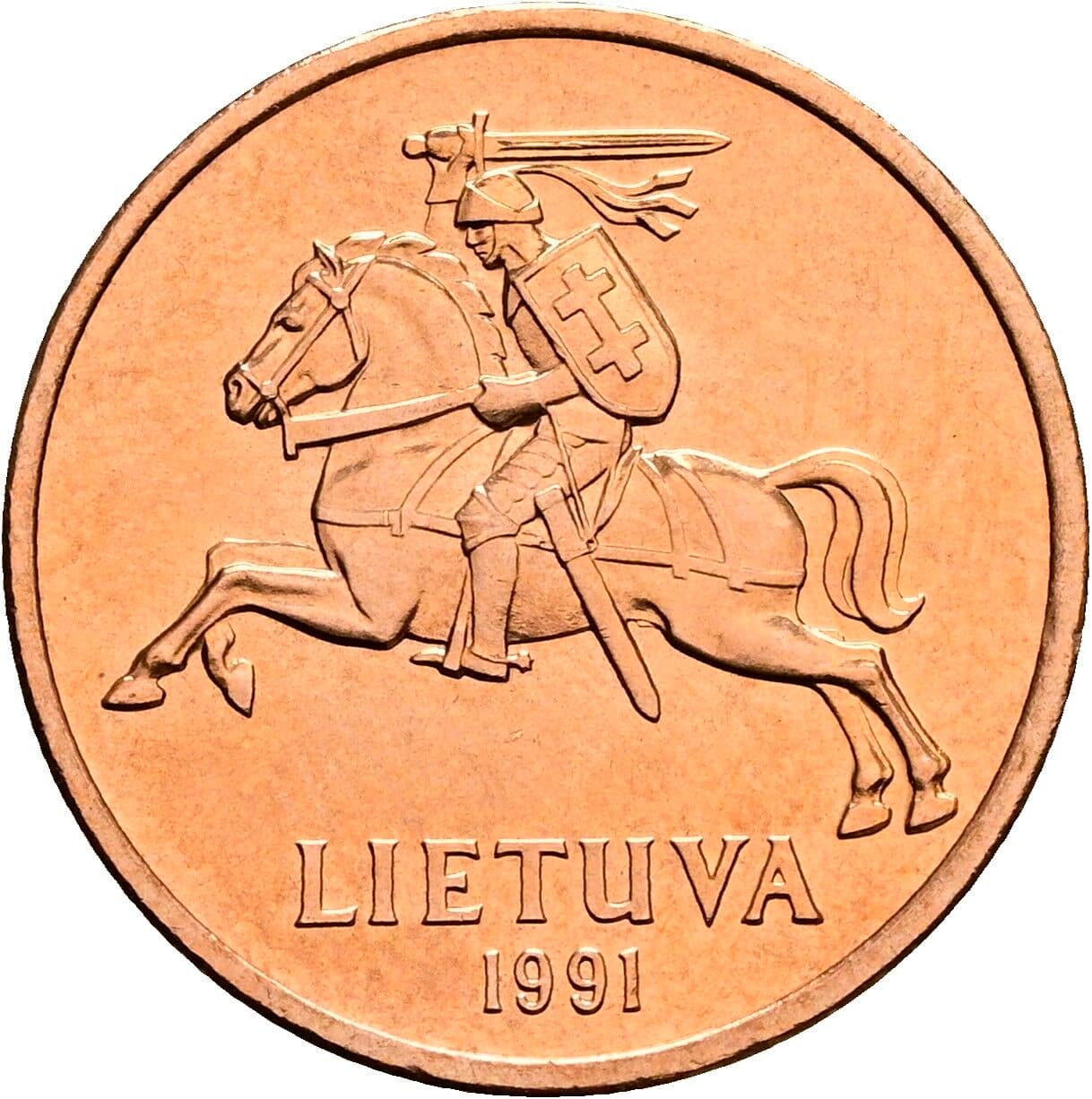 50 Centu 1991 – Rückseite