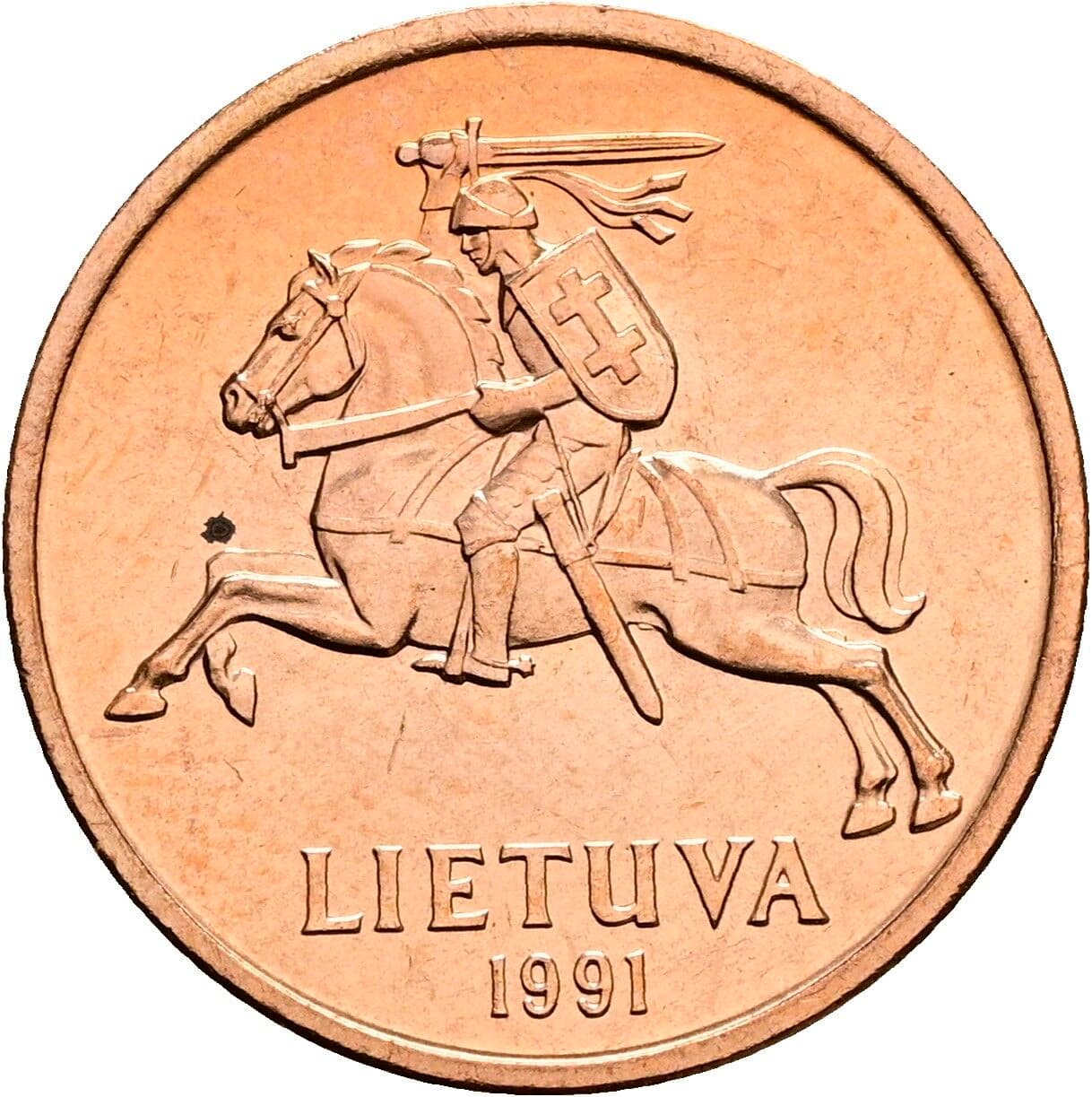 50 Centu 1991 – Rückseite