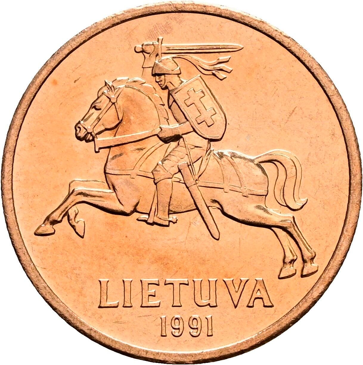 50 Centu 1991 – Rückseite
