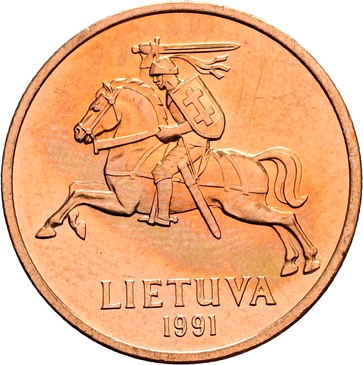 50 Centu 1991 – Rückseite