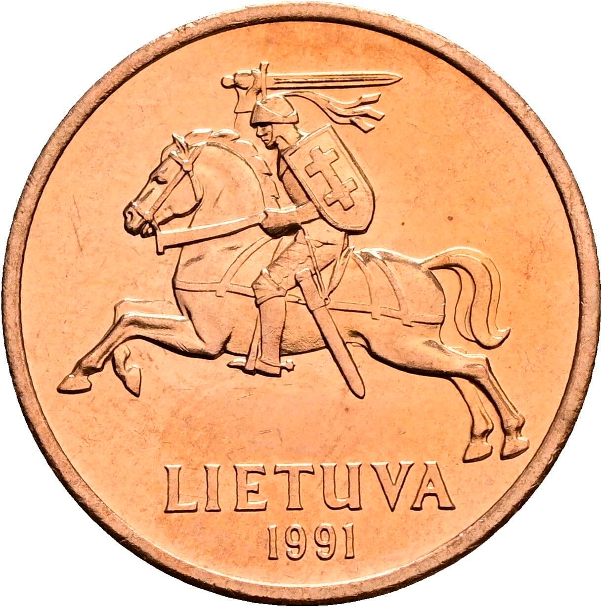 50 Centu 1991 – Rückseite
