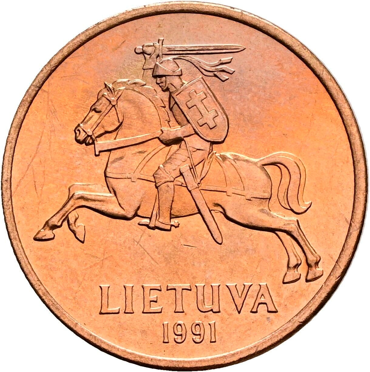 50 Centu 1991 – Rückseite