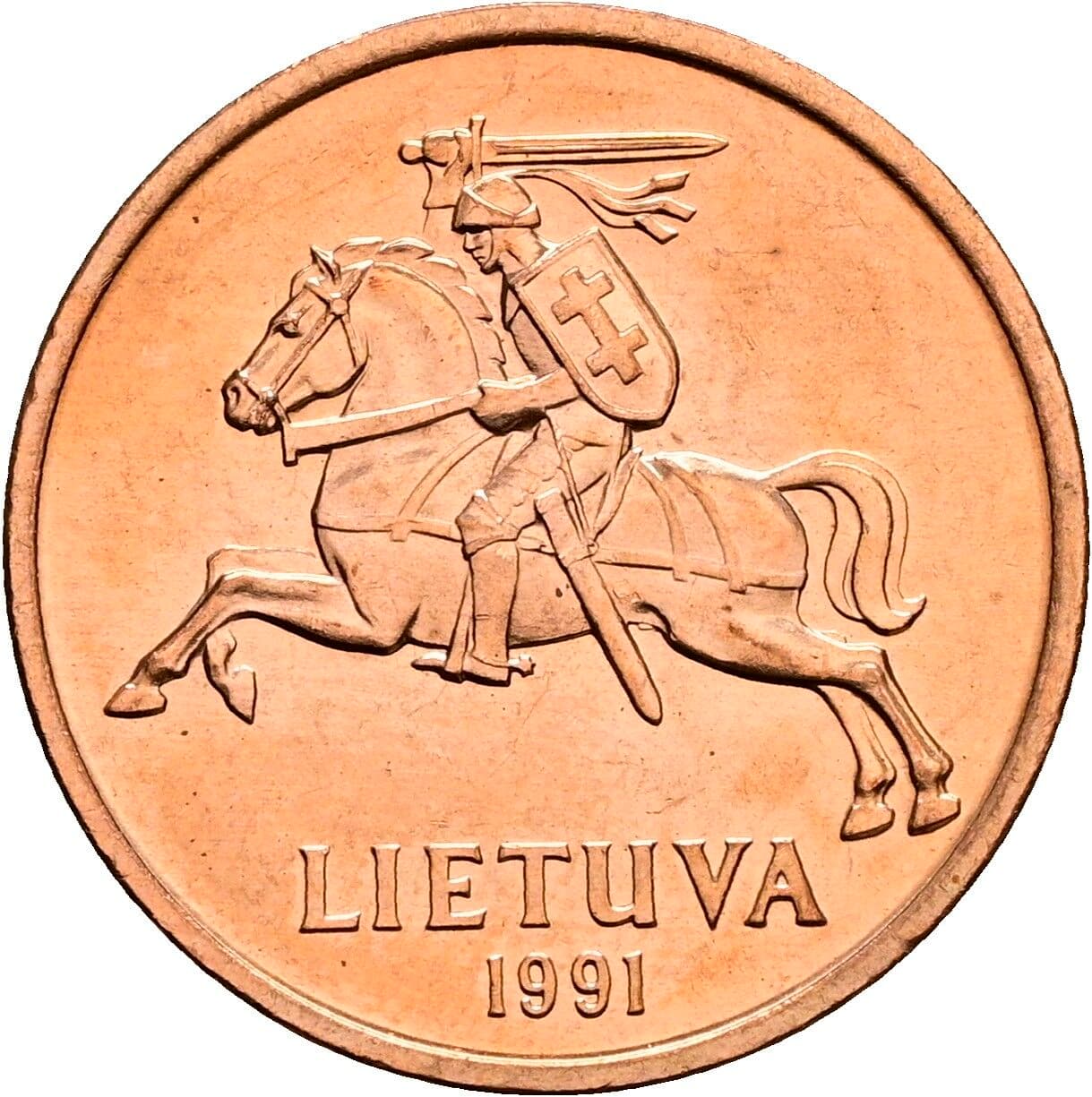 50 Centu 1991 – Rückseite