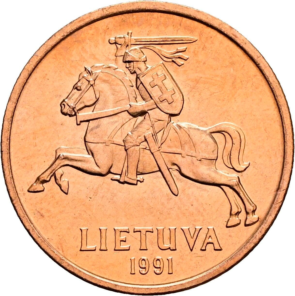 50 Centu 1991 – Rückseite