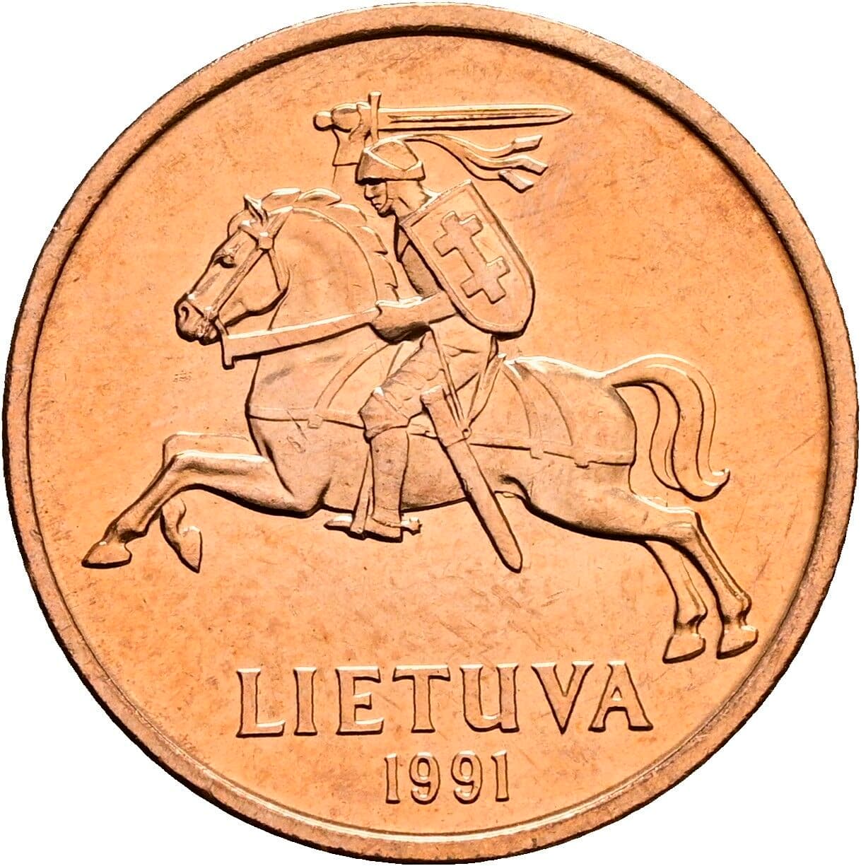 50 Centu 1991 – Rückseite