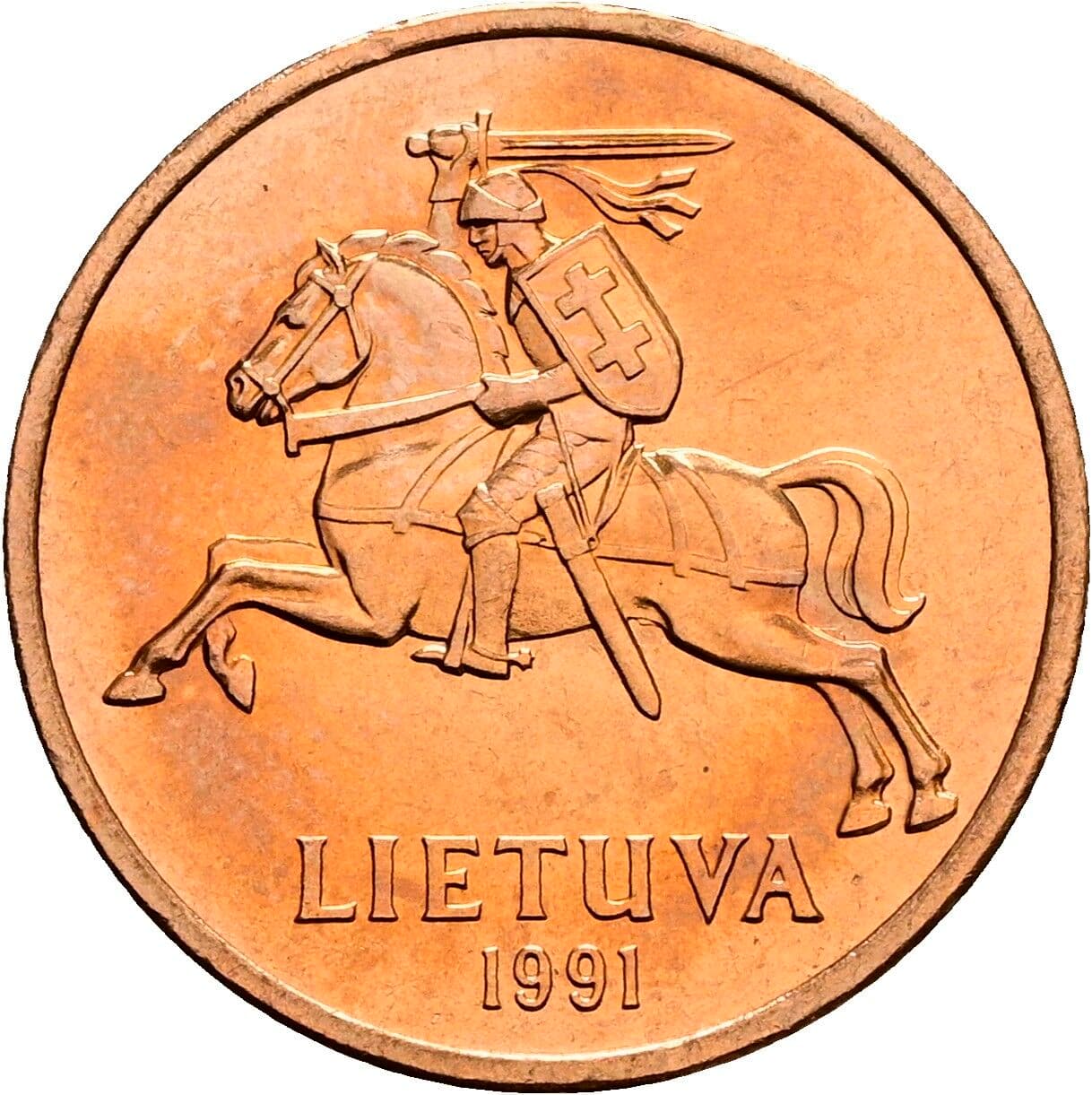 50 Centu 1991 – Rückseite