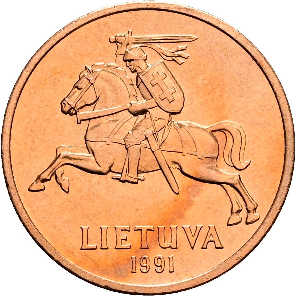 50 Centu 1991 – Rückseite