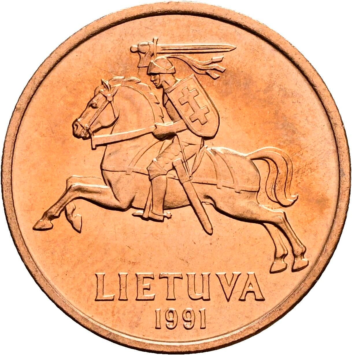 50 Centu 1991 – Rückseite