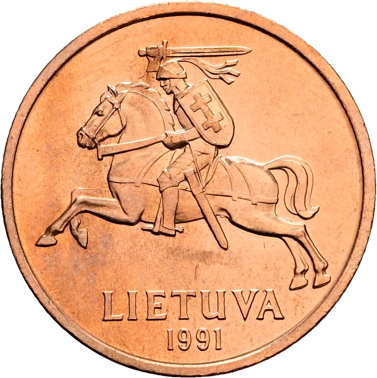 50 Centu 1991 – Rückseite