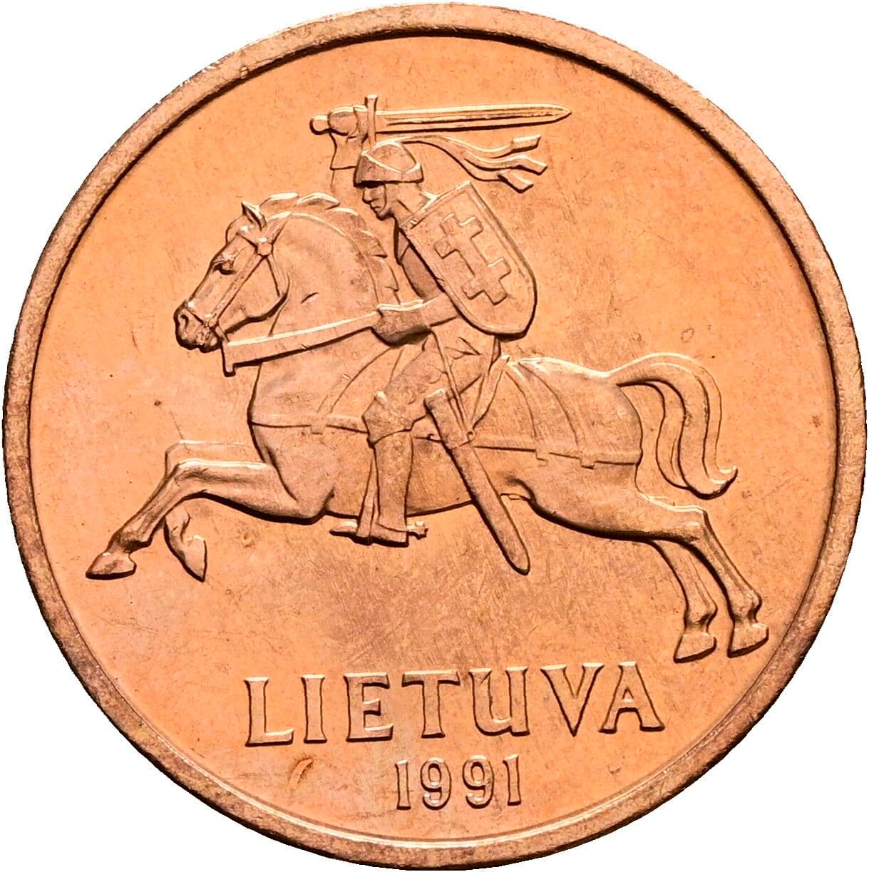 50 Centu 1991 – Rückseite