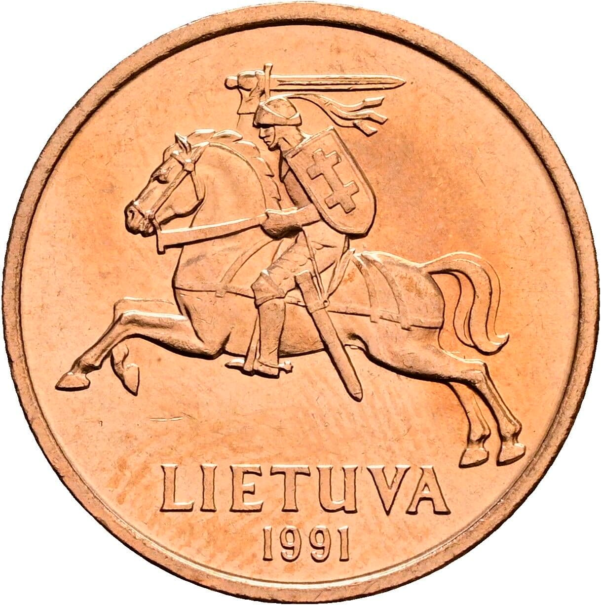 50 Centu 1991 – Rückseite