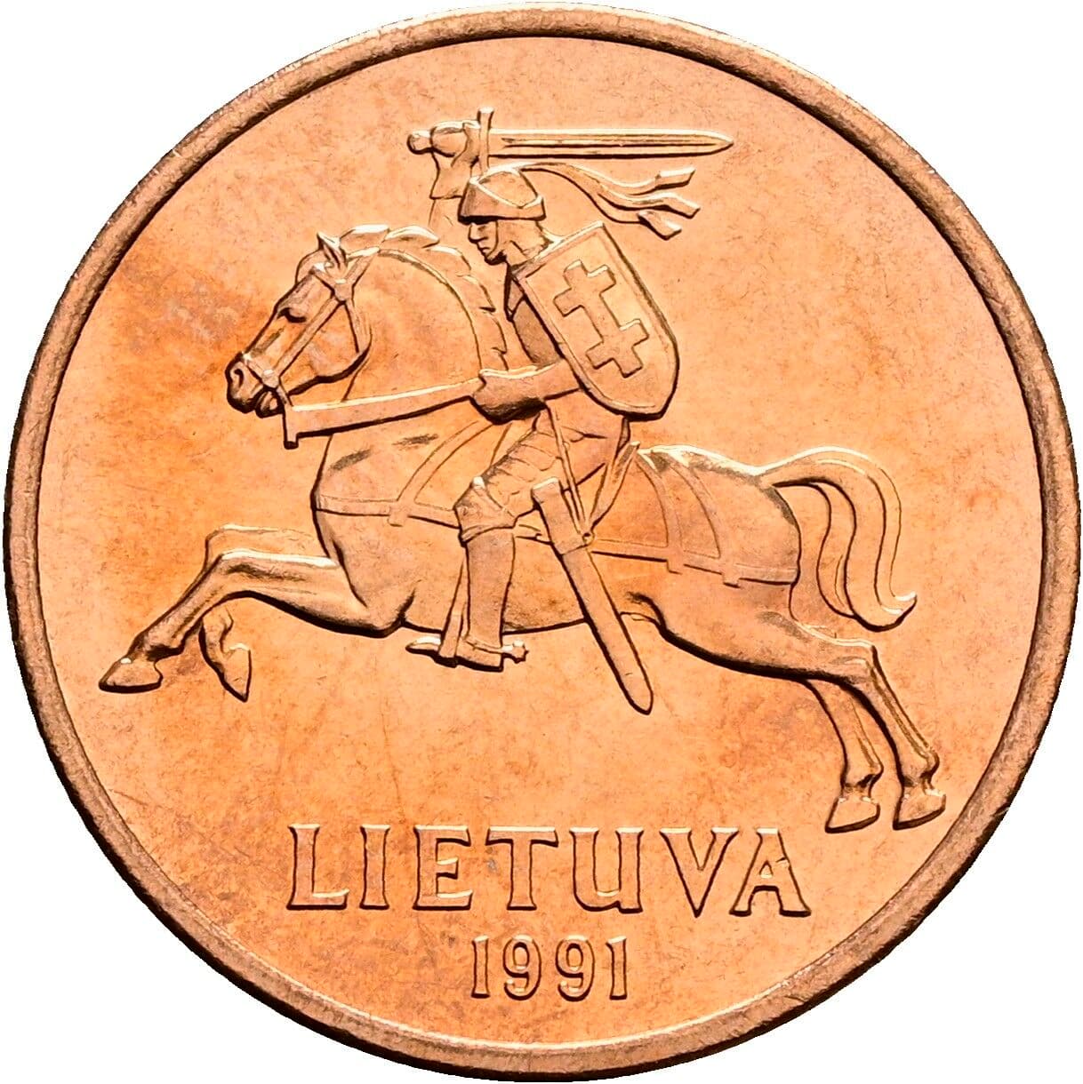 50 Centu 1991 – Rückseite
