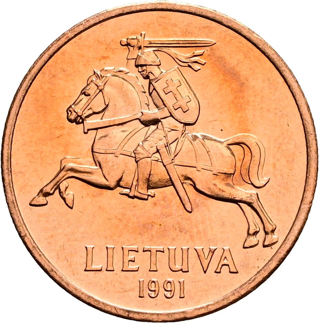 50 Centu 1991 – Rückseite