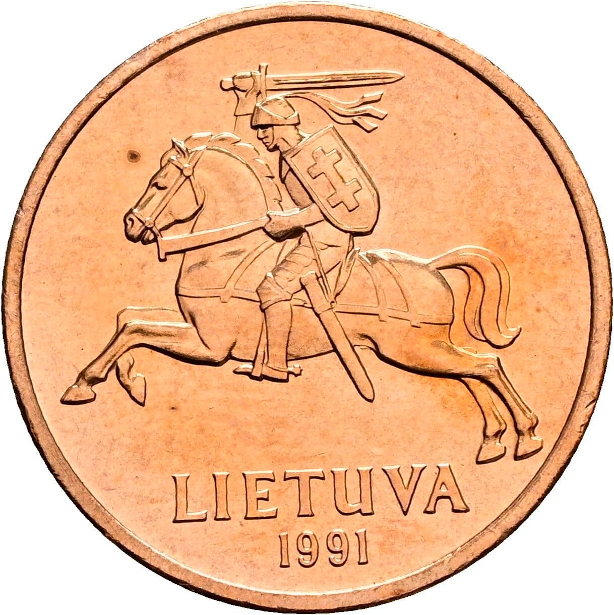 50 Centu 1991 – Rückseite