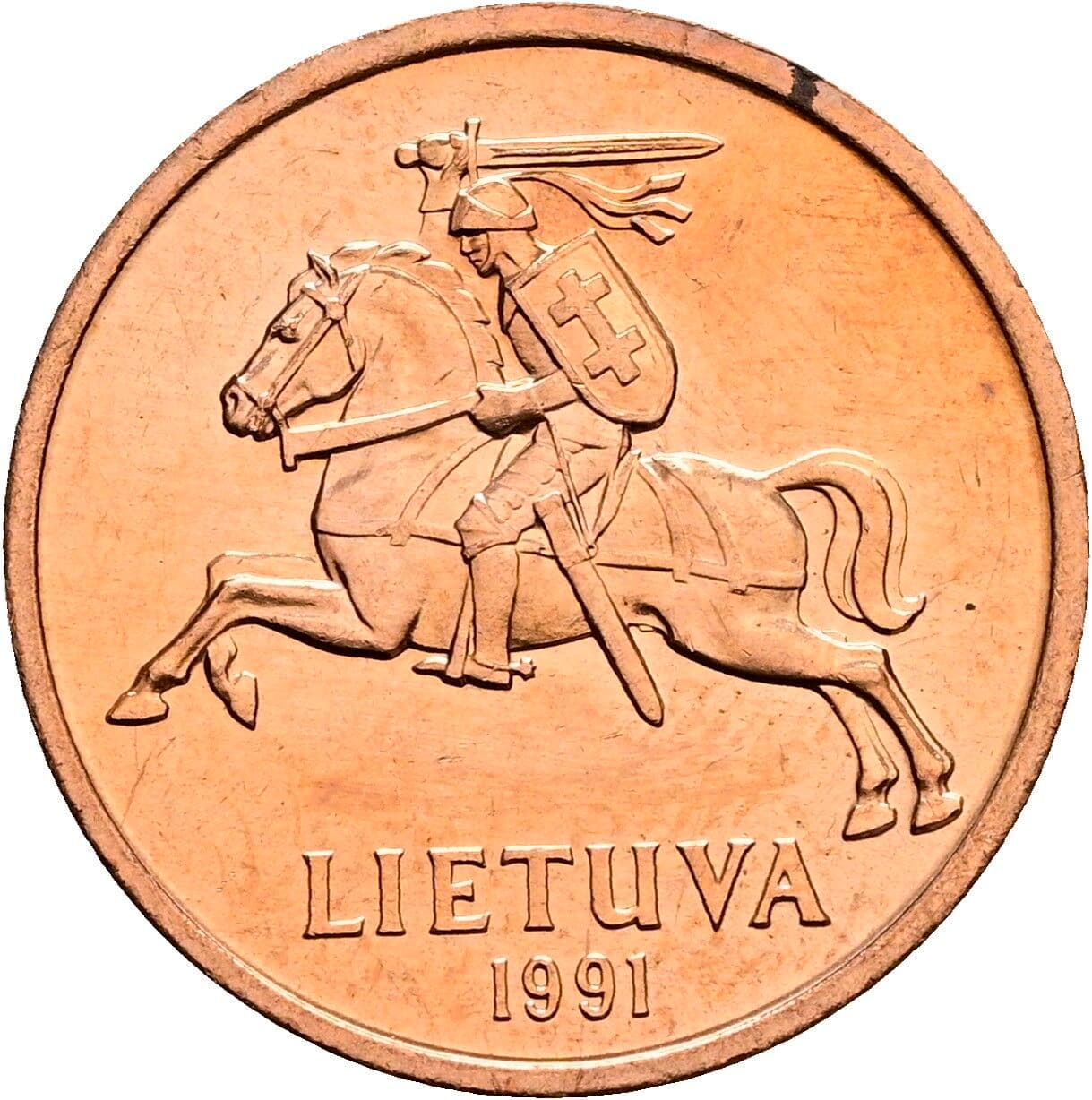 50 Centu 1991 – Rückseite