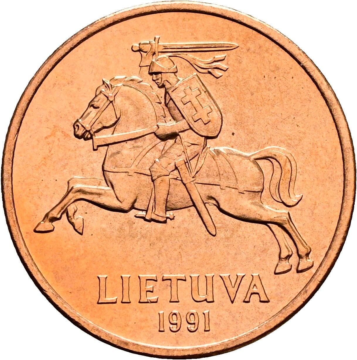 50 Centu 1991 – Rückseite