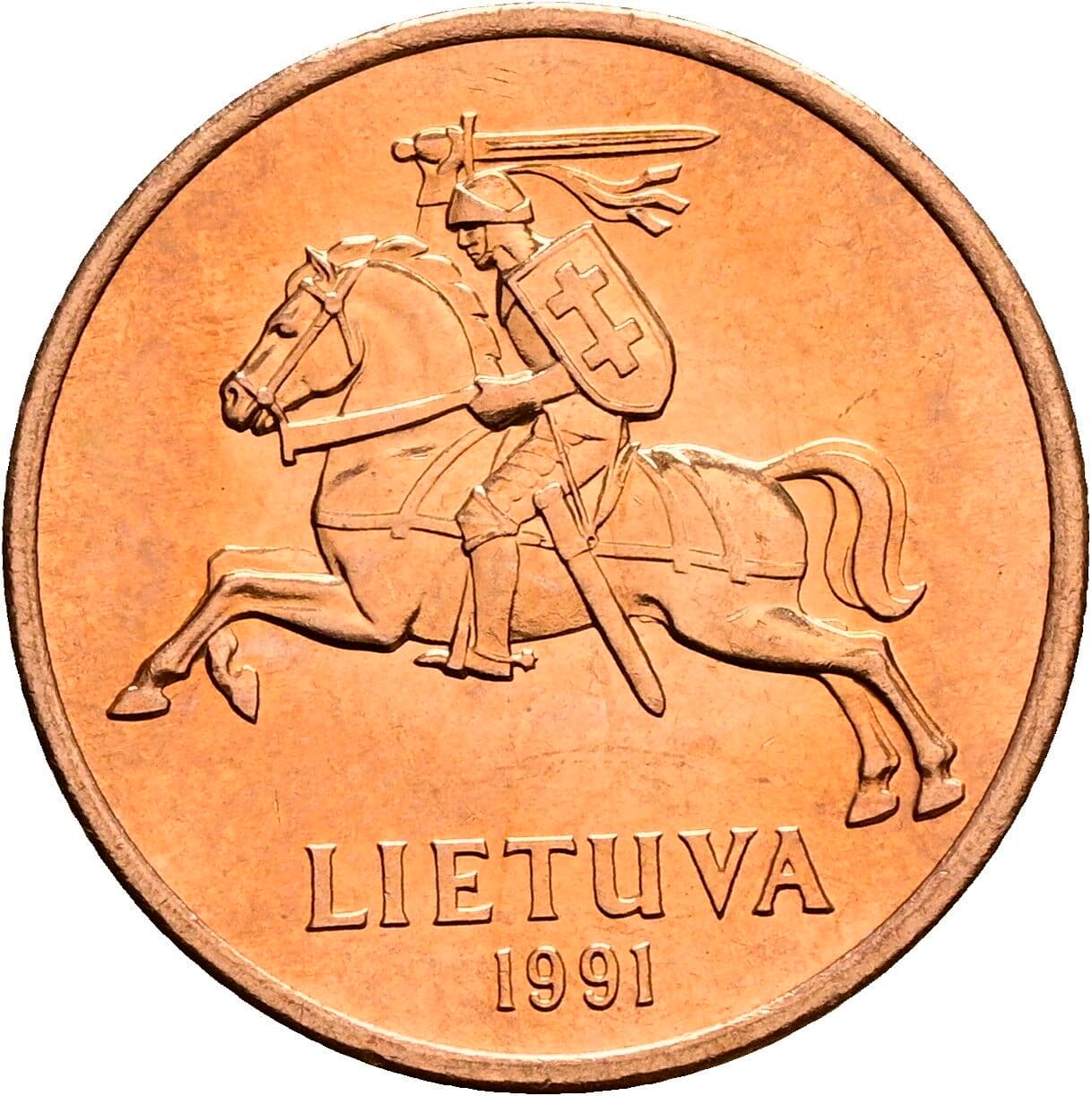 50 Centu 1991 – Rückseite