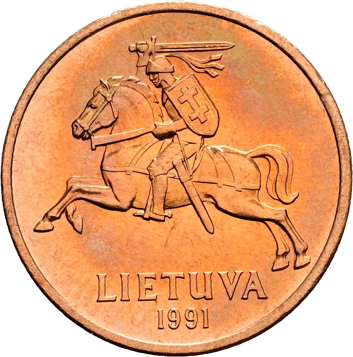 50 Centu 1991 – Rückseite