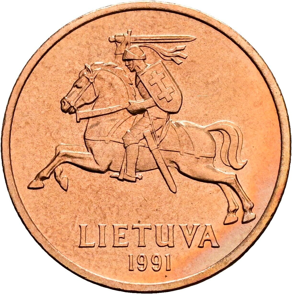 50 Centu 1991 – Rückseite