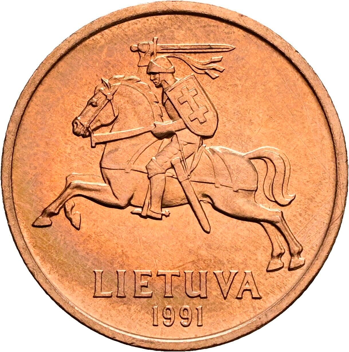50 Centu 1991 – Rückseite