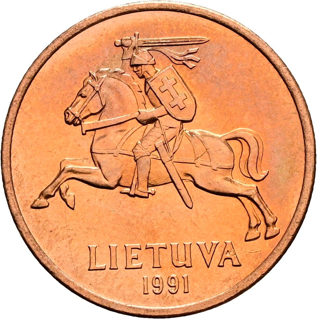 50 Centu 1991 – Rückseite