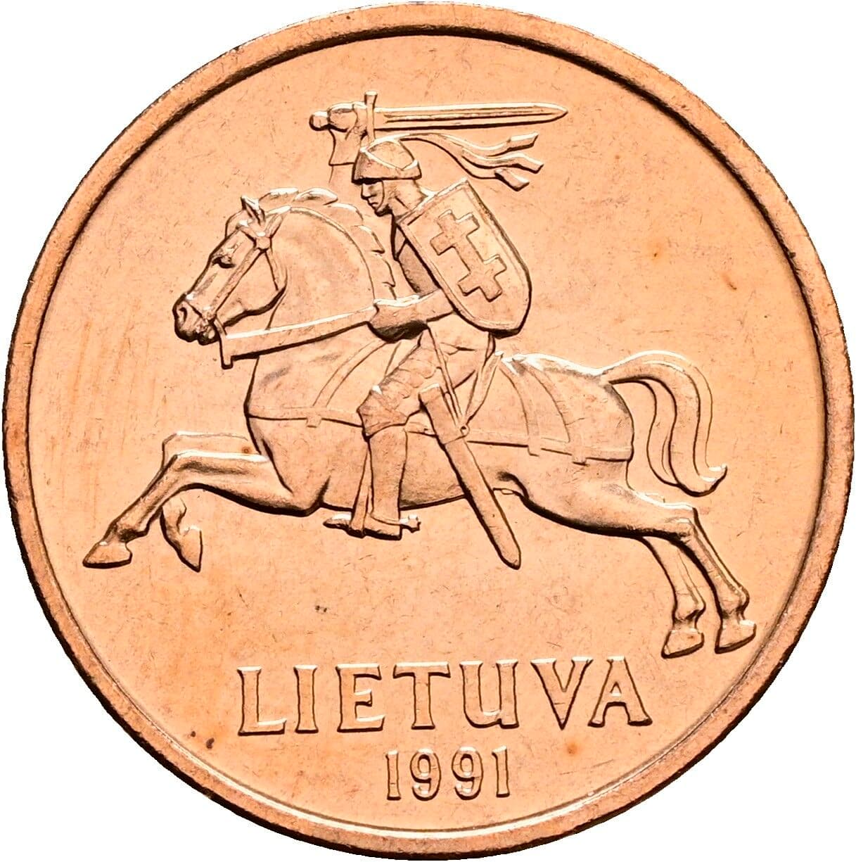 50 Centu 1991 – Rückseite