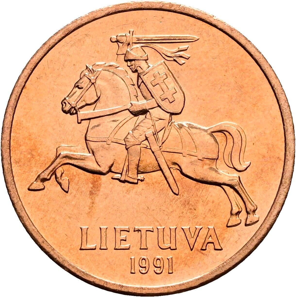 50 Centu 1991 – Rückseite