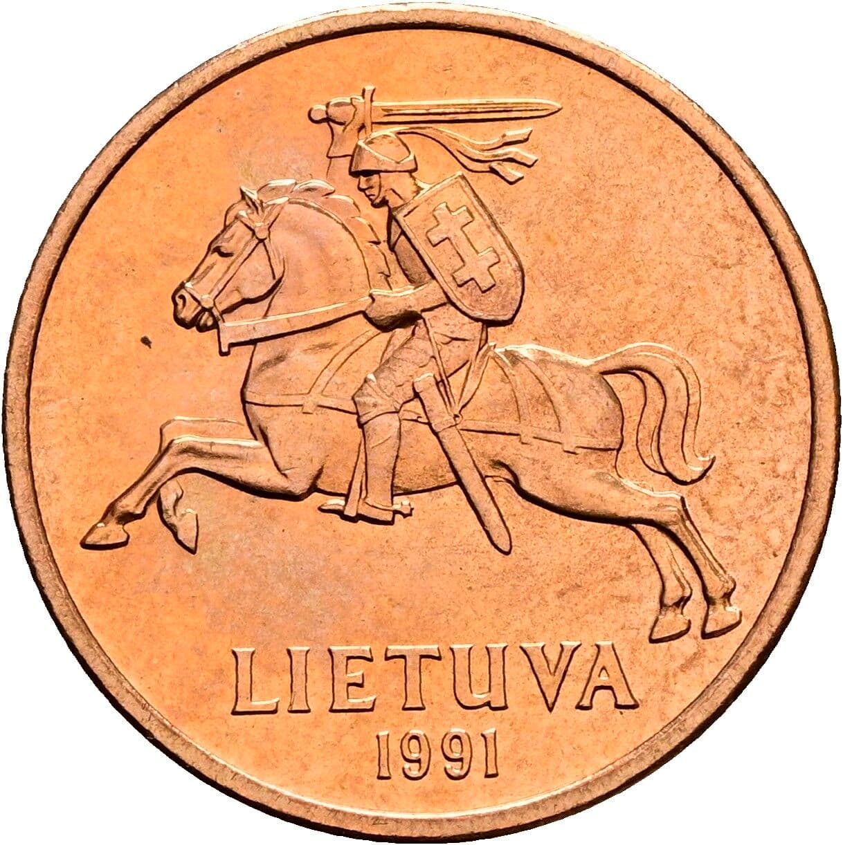 50 Centu 1991 – Rückseite