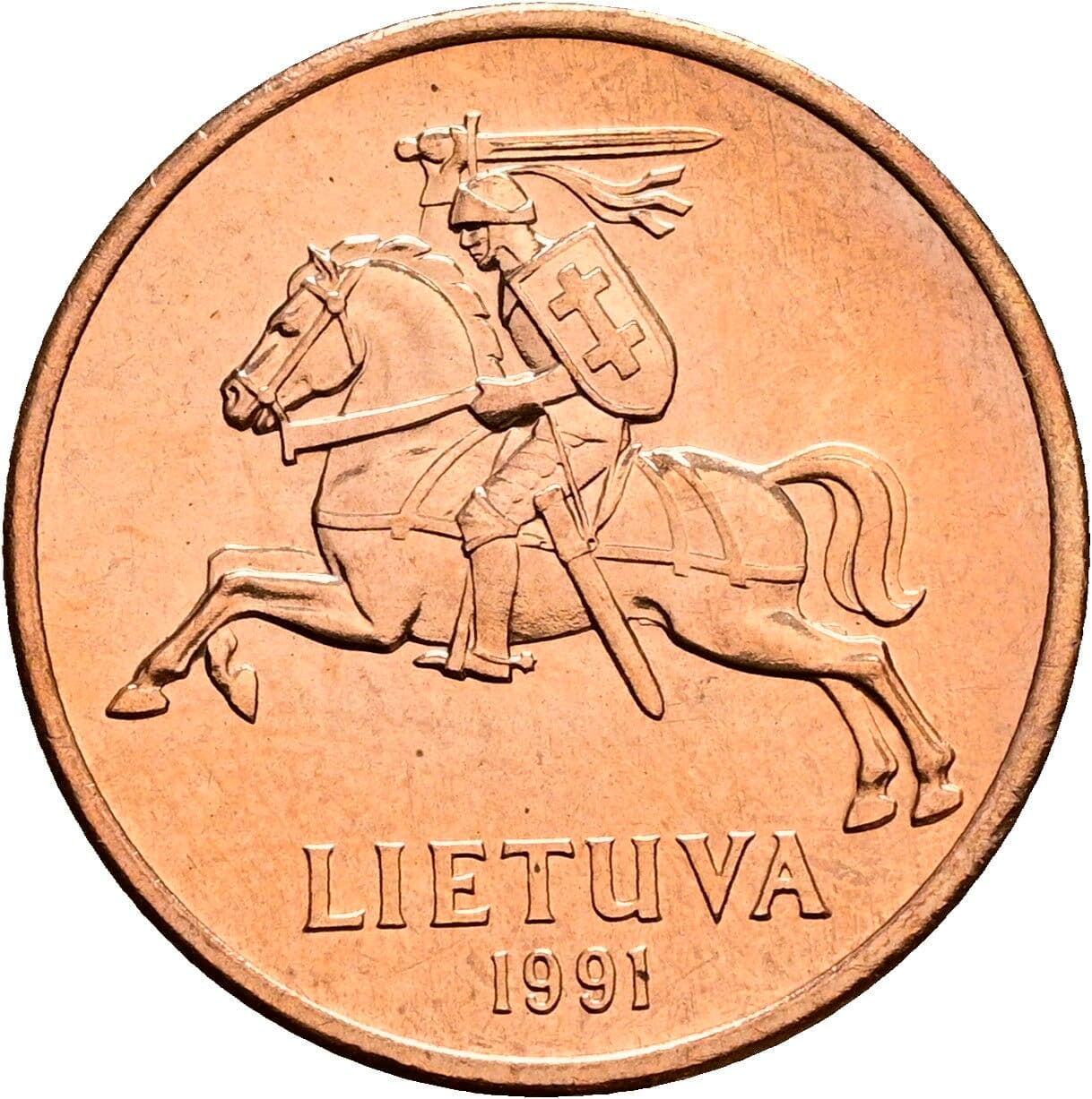 50 Centu 1991 – Rückseite
