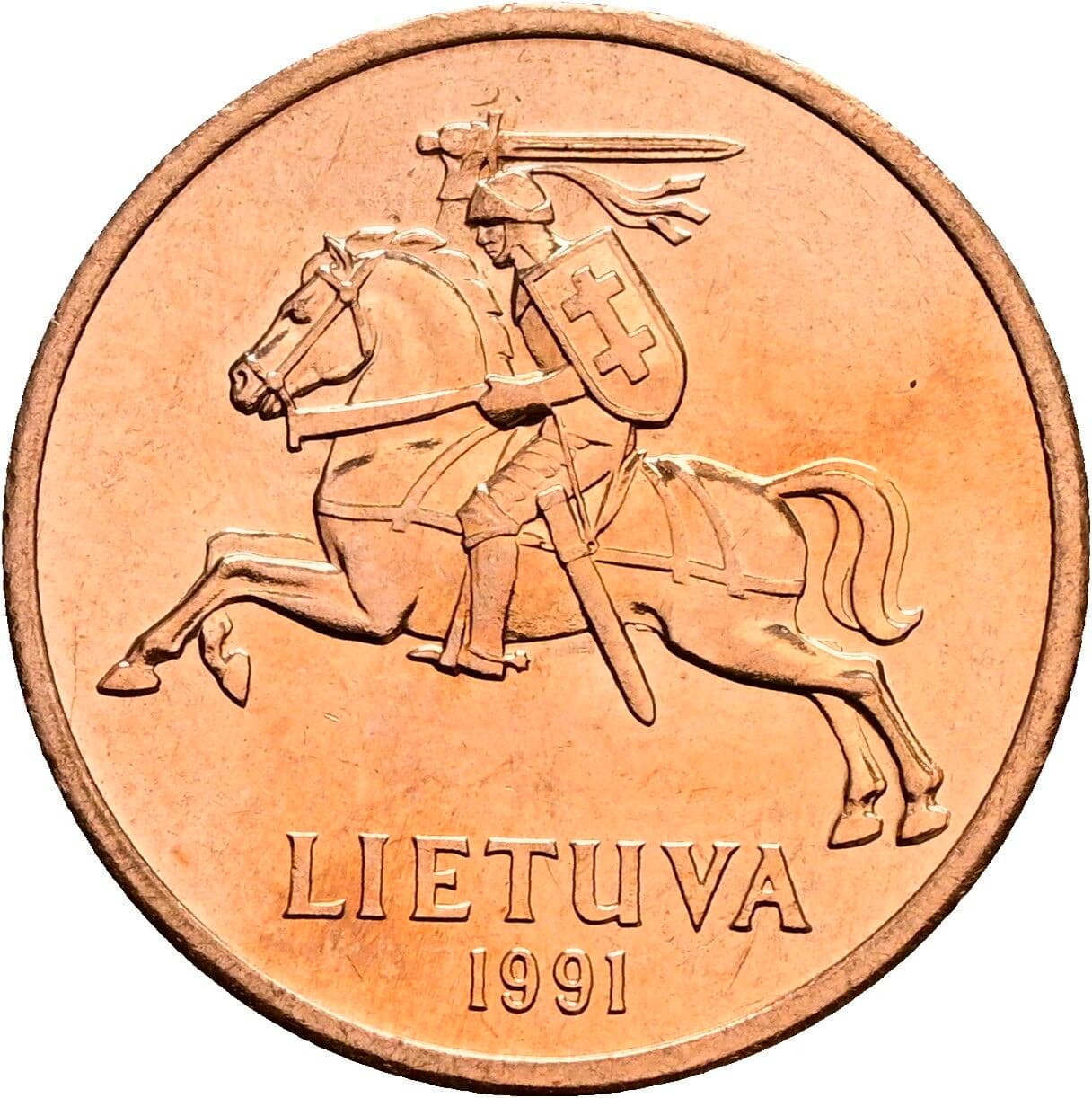 50 Centu 1991 – Rückseite