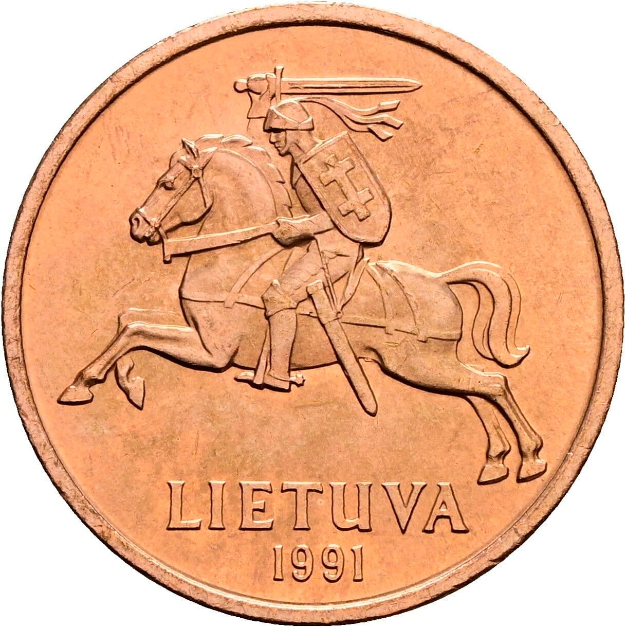 50 Centu 1991 – Rückseite