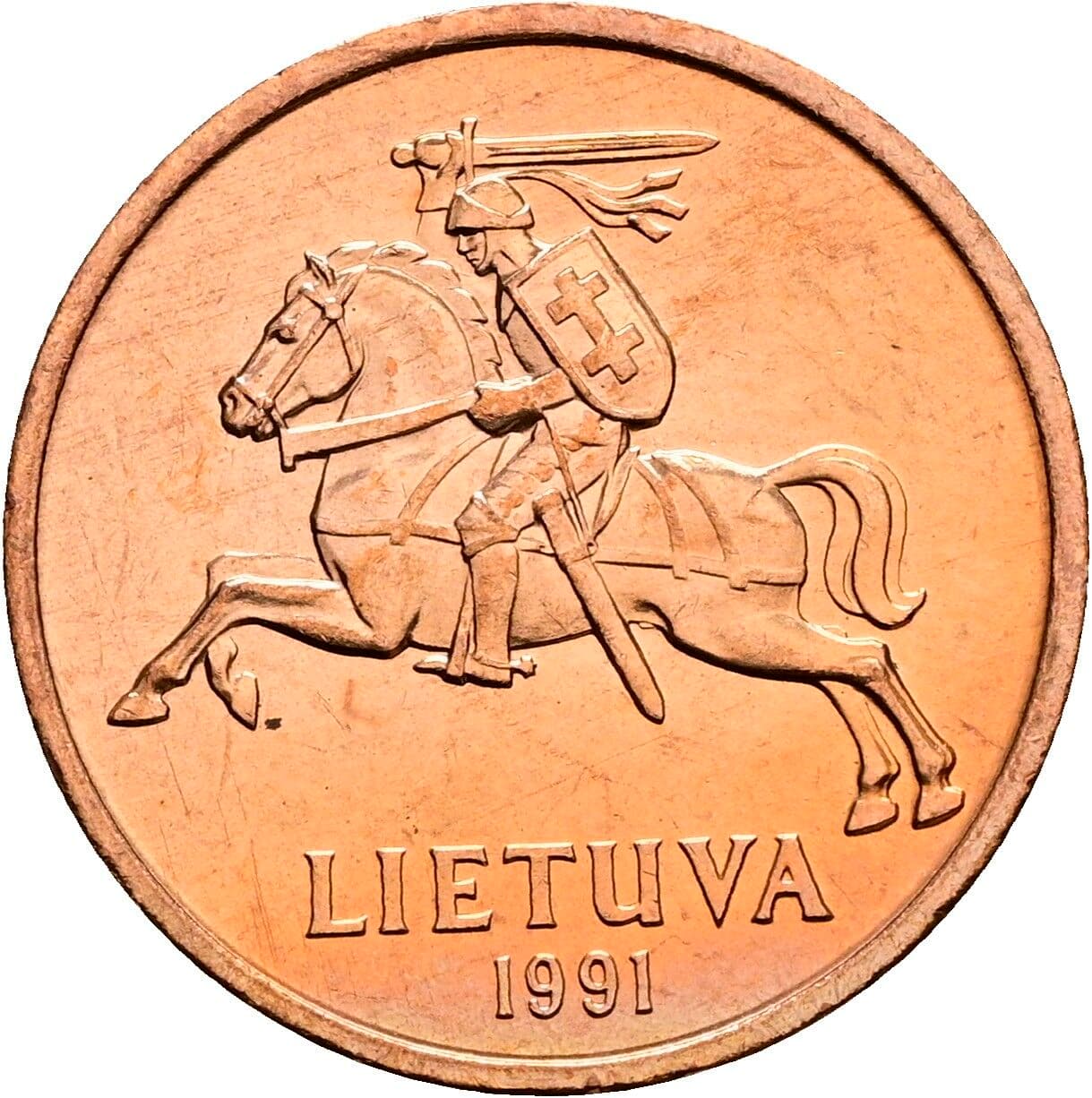 50 Centu 1991 – Rückseite