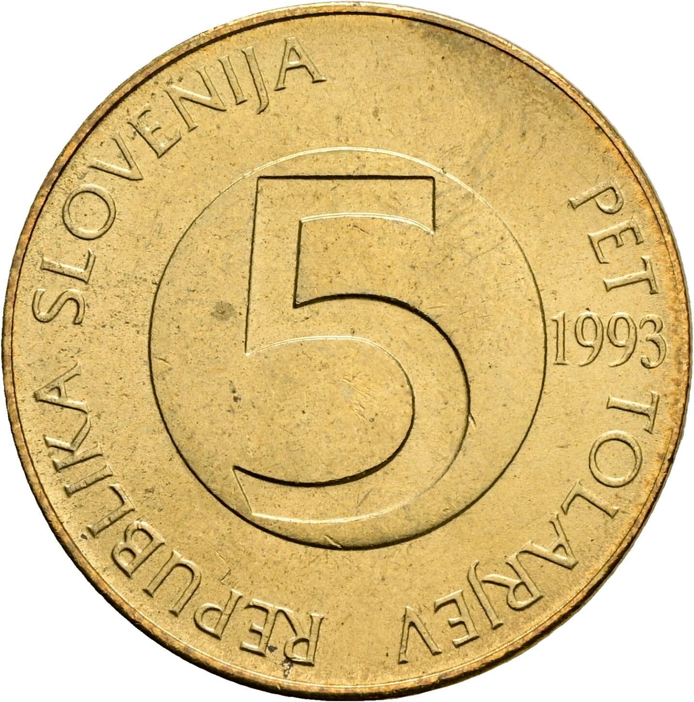 5 Tolarjev