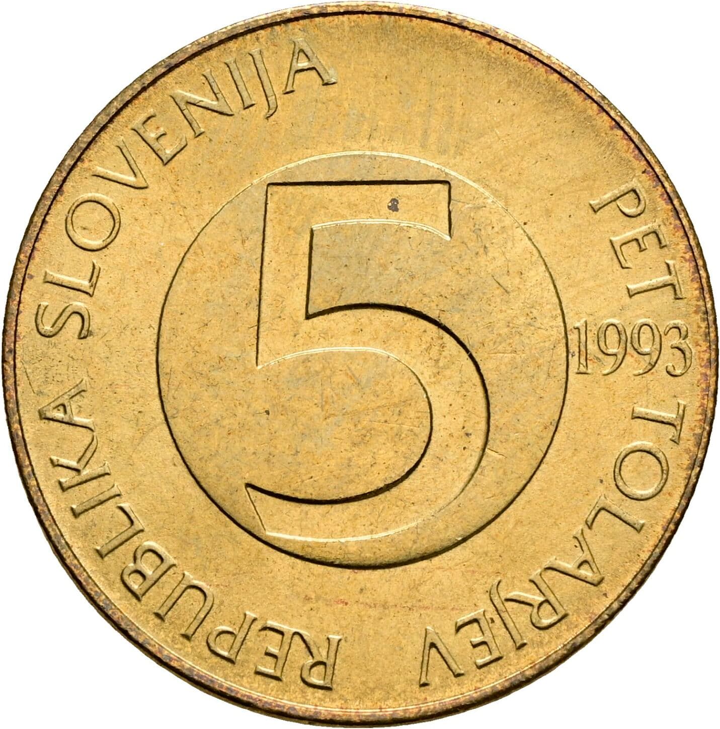 5 Tolarjev