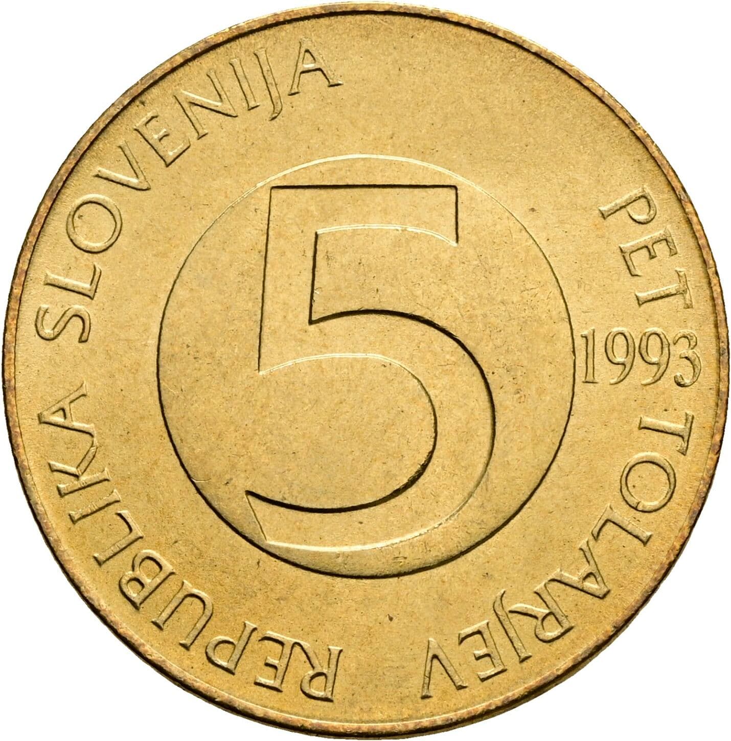 5 Tolarjev