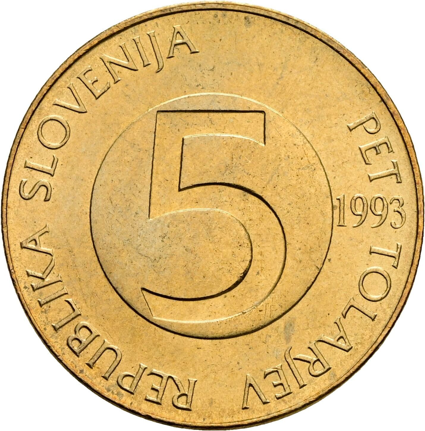 5 Tolarjev