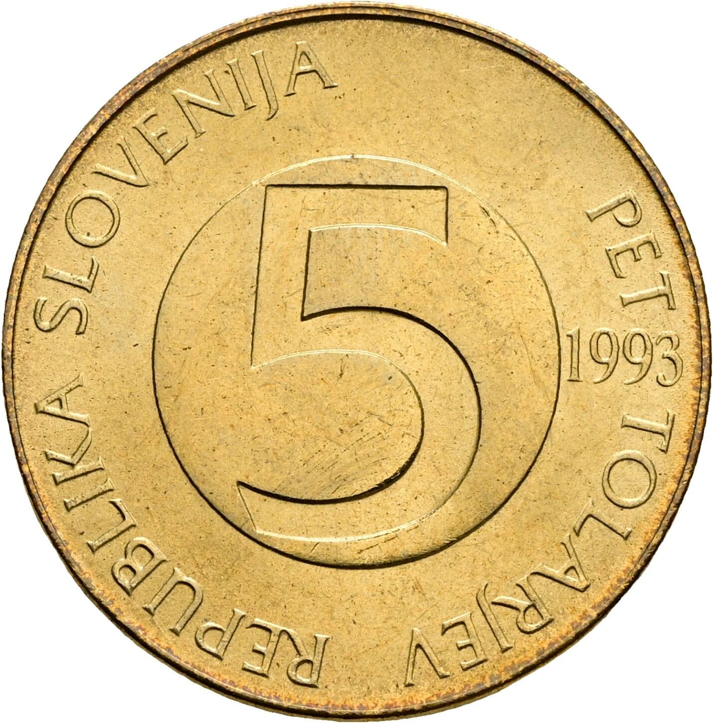 5 Tolarjev