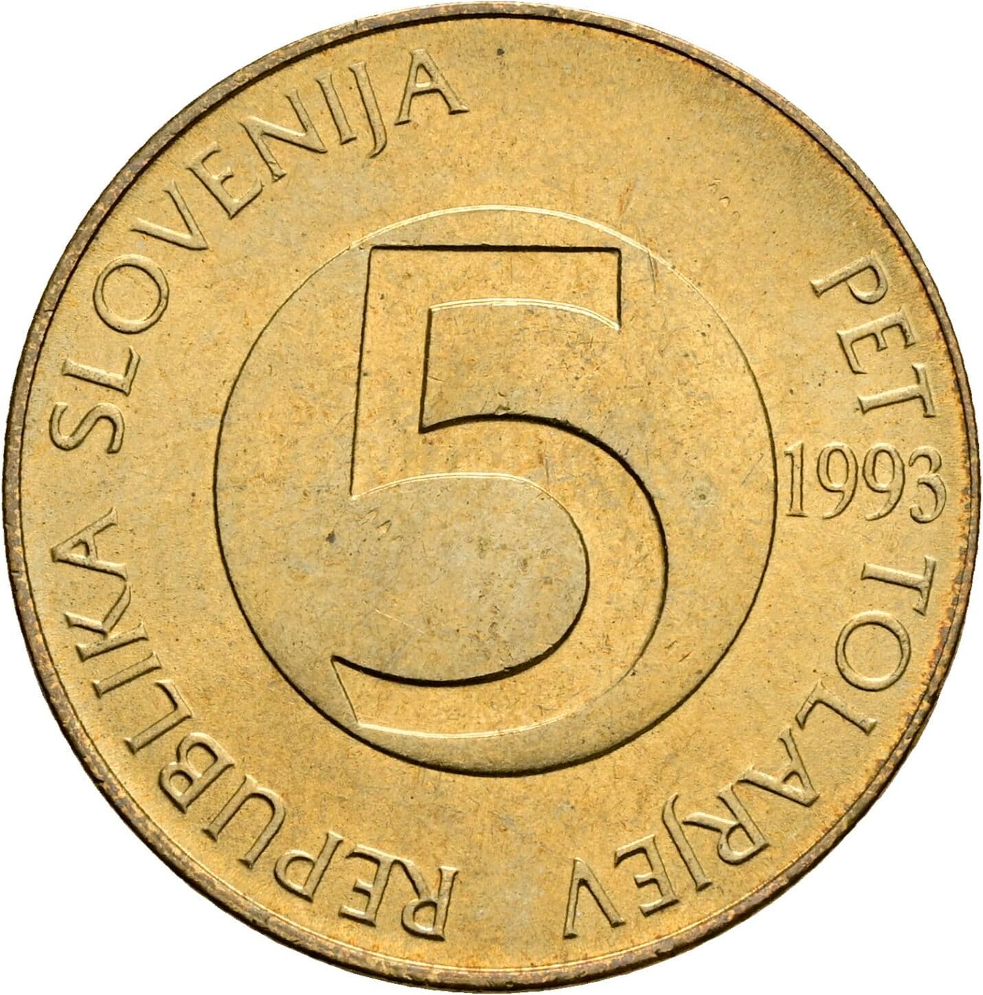 5 Tolarjev