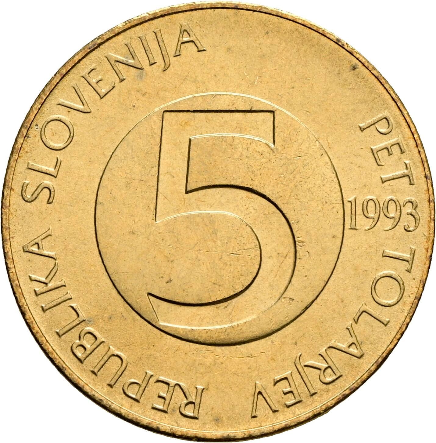 5 Tolarjev