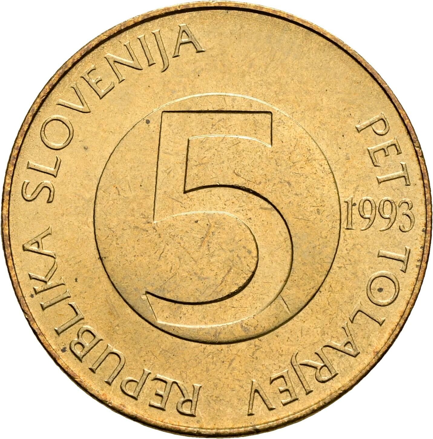 5 Tolarjev