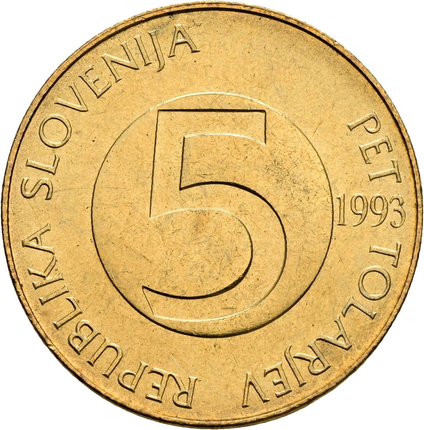 5 Tolarjev