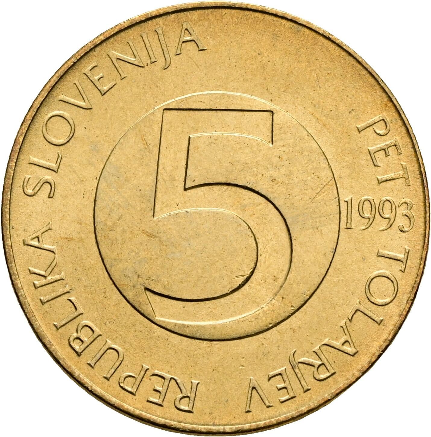 5 Tolarjev