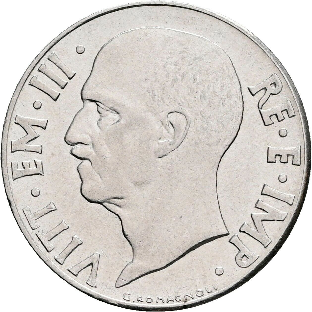 20 Centesimi Vittorio Emanuele III. 1900-1946 1941 – Rückseite