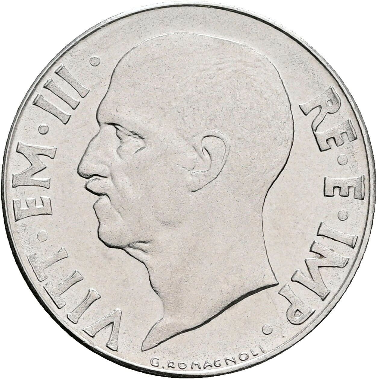 20 Centesimi Vittorio Emanuele III. 1900-1946 1943 – Rückseite