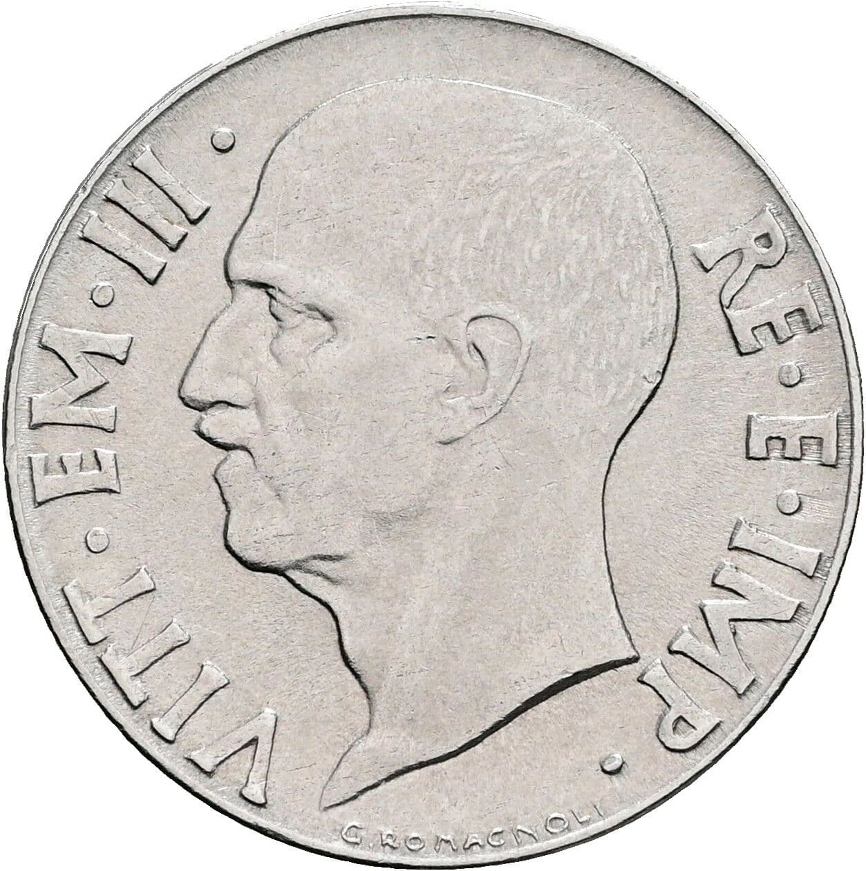 20 Centesimi Vittorio Emanuele III. 1900-1946 1941 – Rückseite