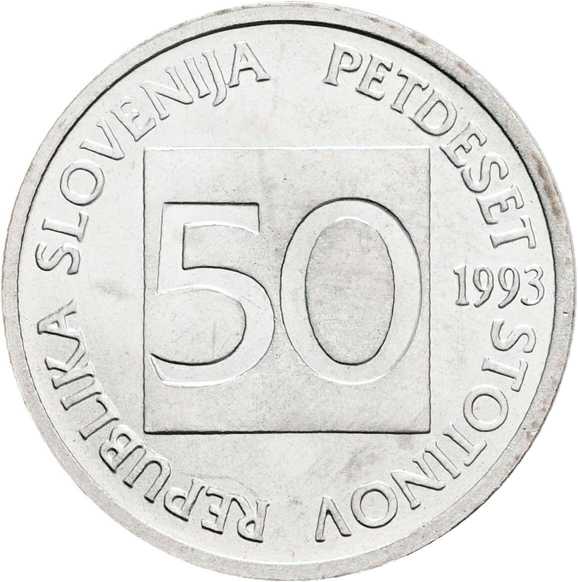 50 Stotinov 1993 – Vorderseite