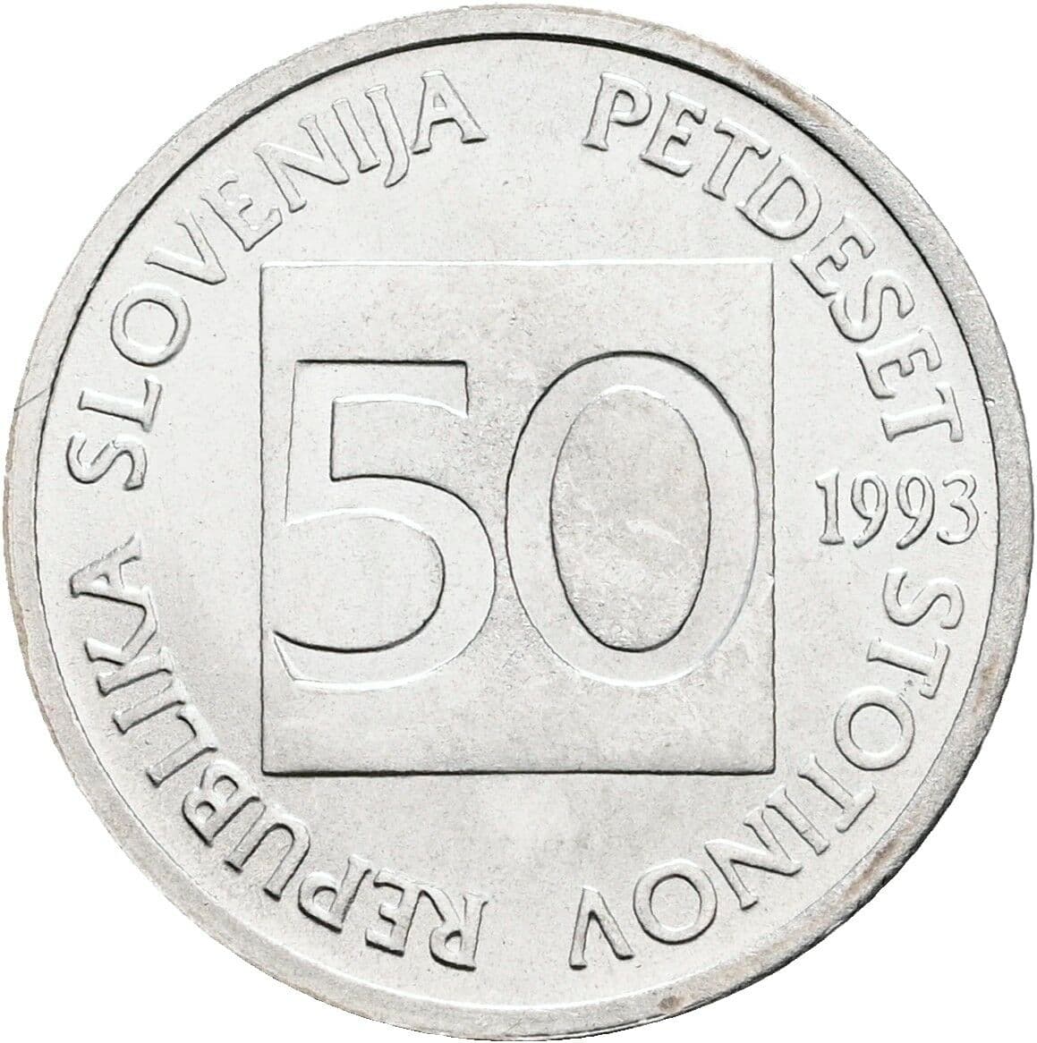 50 Stotinov 1993 – Vorderseite