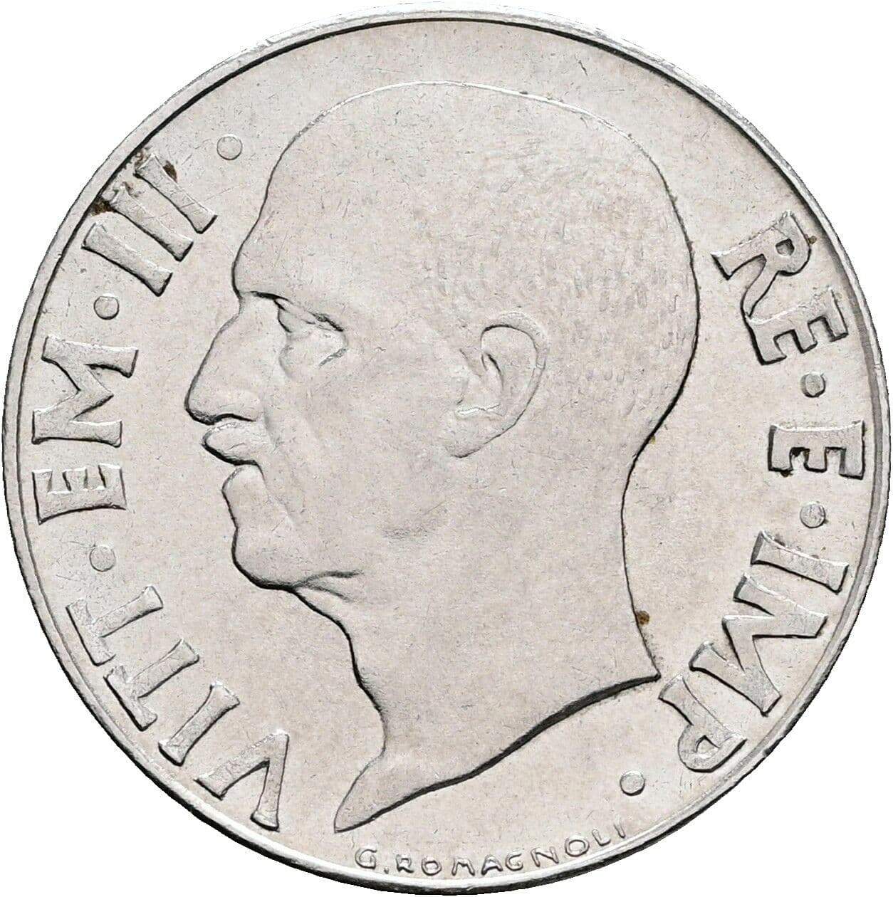 20 Centesimi Vittorio Emanuele III. 1900-1946 1941 – Rückseite