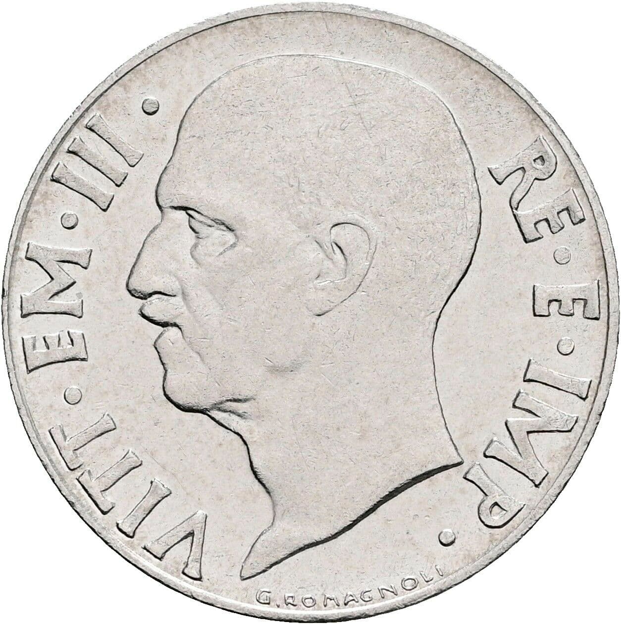 20 Centesimi Vittorio Emanuele III. 1900-1946 1941 – Rückseite